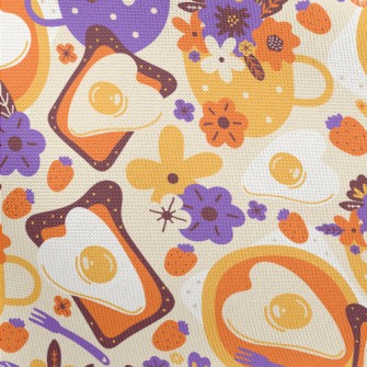 Love Poached Egg Pongee