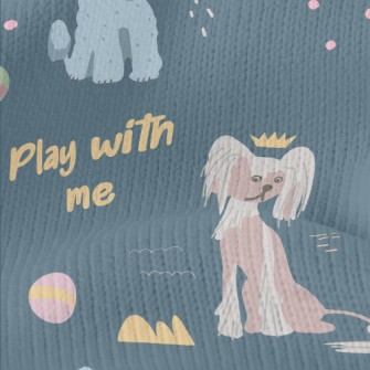 Dog Plays With Me Stretch Jersey