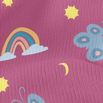Two-color Butterfly Rainbow Stretch Jersey