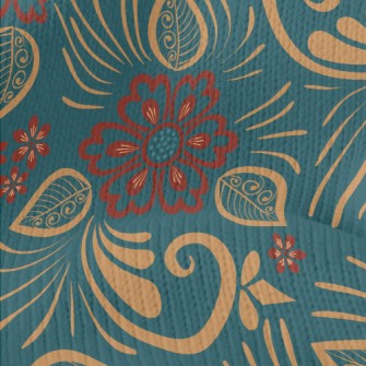 Line Classical Flowers Stretch Jersey