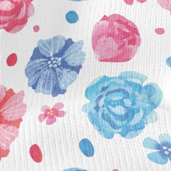 Watercolor Beautiful Flowers Stretch Jersey