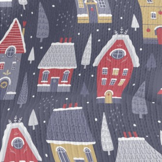 Building Houses In The Snow Stretch Jersey