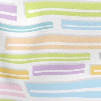 Artistic Strip Lightweight Cotton Poplin