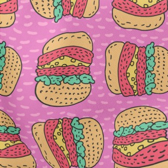 Sesame Cheeseburger Lightweight Cotton Poplin