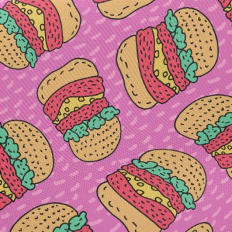 Sesame Cheeseburger Midweight Cotton Poplin