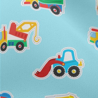 Colorful Toy Cars Chiffon