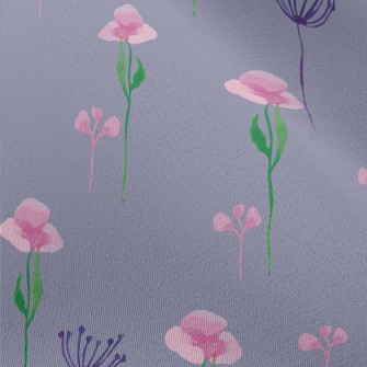 Watercolor Soft Flowers Chiffon