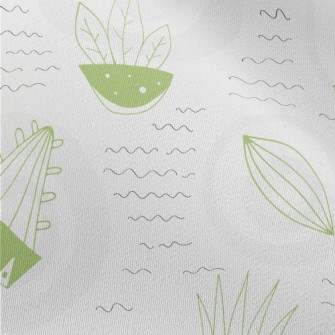 Fresh Cactus Potted Plants Chiffon