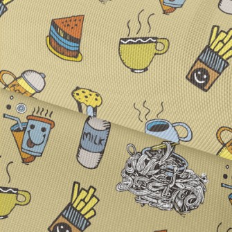 Hot Tea Milk Food Waterproof Oxford