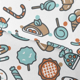 Cute Candy Desserts Waterproof Oxford
