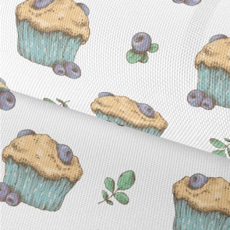 Blueberry Cupcakes Waterproof Oxford