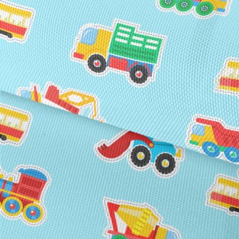 Colorful Toy Cars Waterproof Oxford