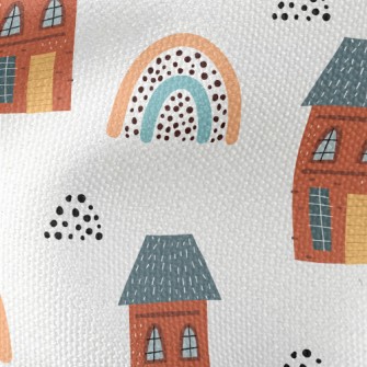 Rainbow Country House Waterproof Canvas