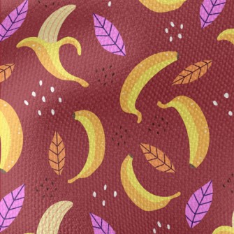 Ripe Banana Leaves Waterproof Canvas