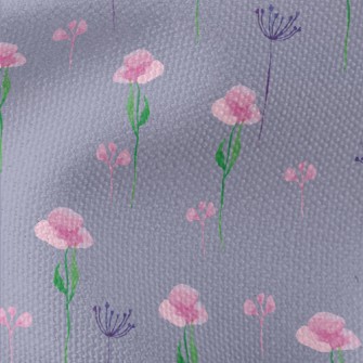 Watercolor Soft Flowers Waterproof Canvas