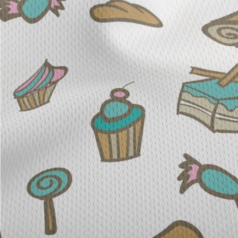 Macaron Cake Athletic Mesh Flat Back