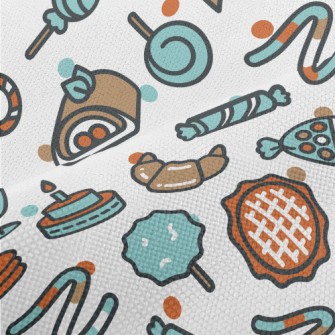 Cute Candy Desserts Performance Linen