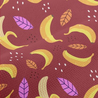 Ripe Banana Leaves Performance Linen