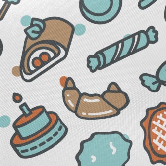 Cute Candy Desserts Twill