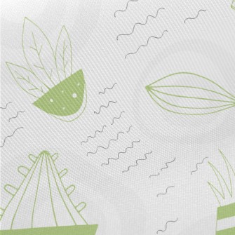 Fresh Cactus Potted Plants Twill