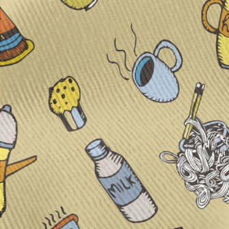 Hot Tea Milk Food Standard Corduroy