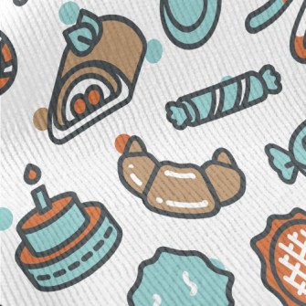 Cute Candy Desserts Standard Corduroy