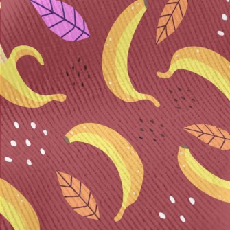 Ripe Banana Leaves Standard Corduroy