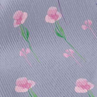 Watercolor Soft Flowers Standard Corduroy
