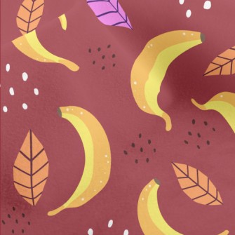Ripe Banana Leaves Micro Fleece