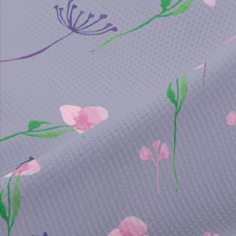 Watercolor Soft Flowers Piqué