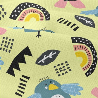 Cute Line Bird Modern Jersey