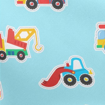 Colorful Toy Cars Pongee
