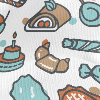 Cute Candy Desserts Stretch Jersey
