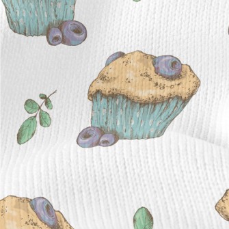 Blueberry Cupcakes Stretch Jersey