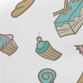 Macaron Cake Midweight Cotton Poplin