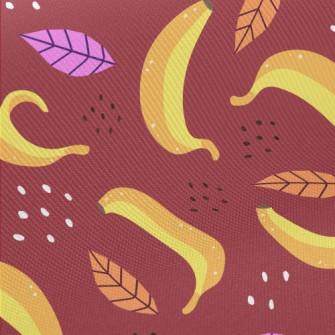 Ripe Banana Leaves Midweight Cotton Poplin