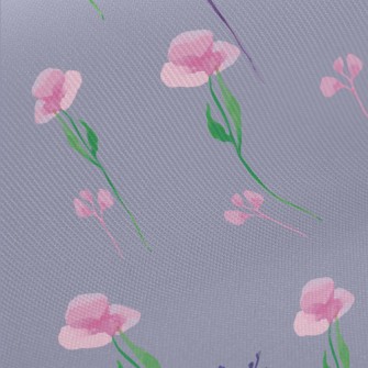 Watercolor Soft Flowers Midweight Cotton Poplin