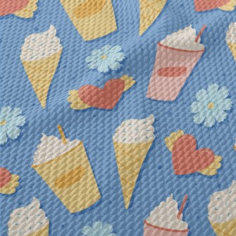 Vanilla Ice Cream Birdseye Piqué