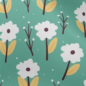 Small White Flowers In The Sno Chiffon