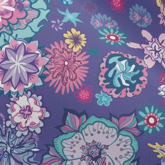 Gorgeous Changing Flowers Chiffon