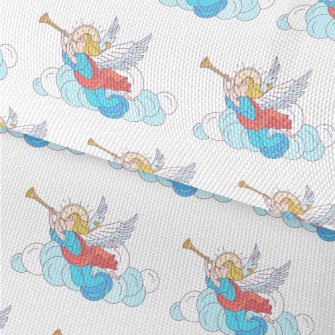 Angel Blowing The Trumpet Waterproof Oxford
