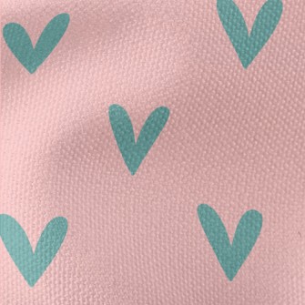 Small Green Heart Waterproof Canvas