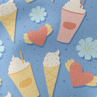 Vanilla Ice Cream Waterproof Canvas