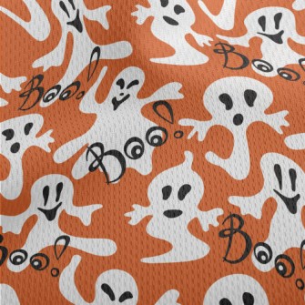 Scare You Ghost Athletic Mesh Flat Back