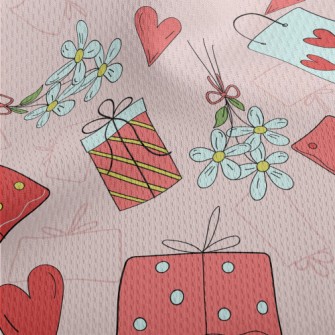 Valentine's Day Gift Bouqu Athletic Mesh Flat Back