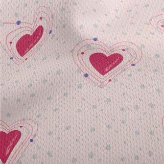 Dots Coil Love Athletic Mesh Flat Back