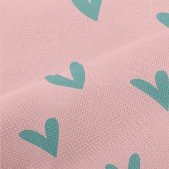 Small Green Heart Performance Linen