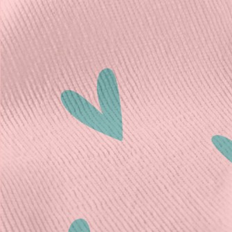 Small Green Heart Standard Corduroy