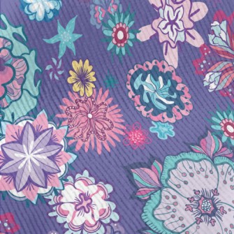 Gorgeous Changing Flowers Standard Corduroy