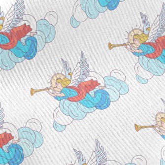 Angel Blowing The Trumpet Standard Corduroy